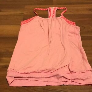 Light pink ivivva tank top